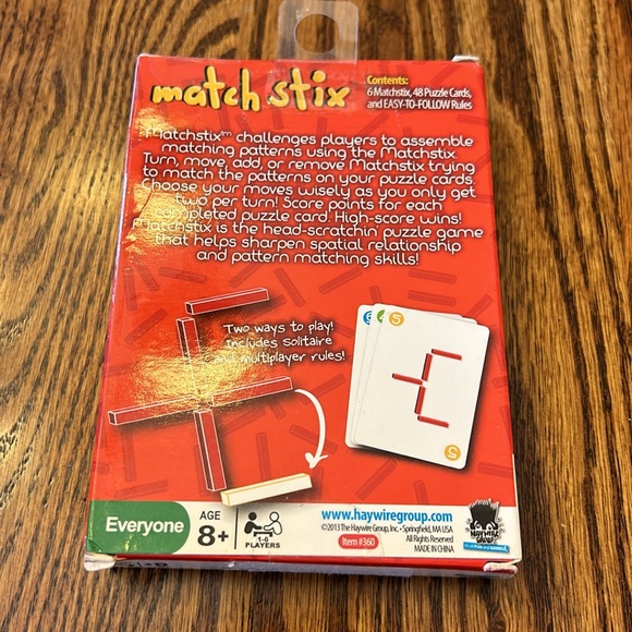 Match Stix The puzzle game for everyone y Martin Nedergaard Anderson. 1-6 player - Picture 3 of 3